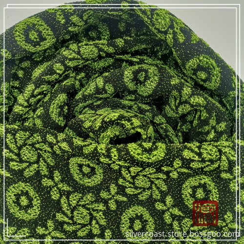 Polyester Spandex Jacquard Knit Y/D Cloth with Lurex